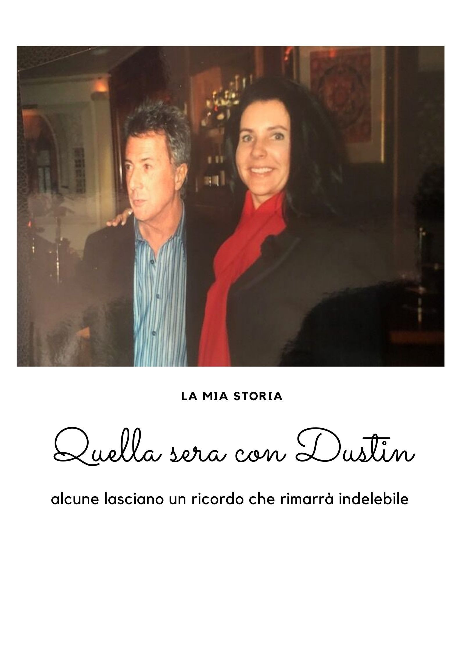 Dustin Hoffman con la favorita Dustin Hoffman con la favorita